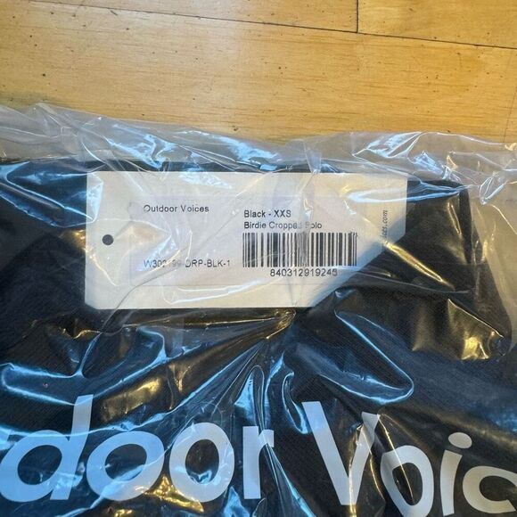 $78 Outdoor Voices black birdie poll NWT size XXS m2 - Picture 7 of 7